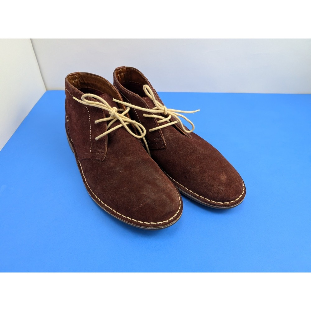 Steve Madden Mens Durvish Chukka Boot Dark Brown Suede Size 10